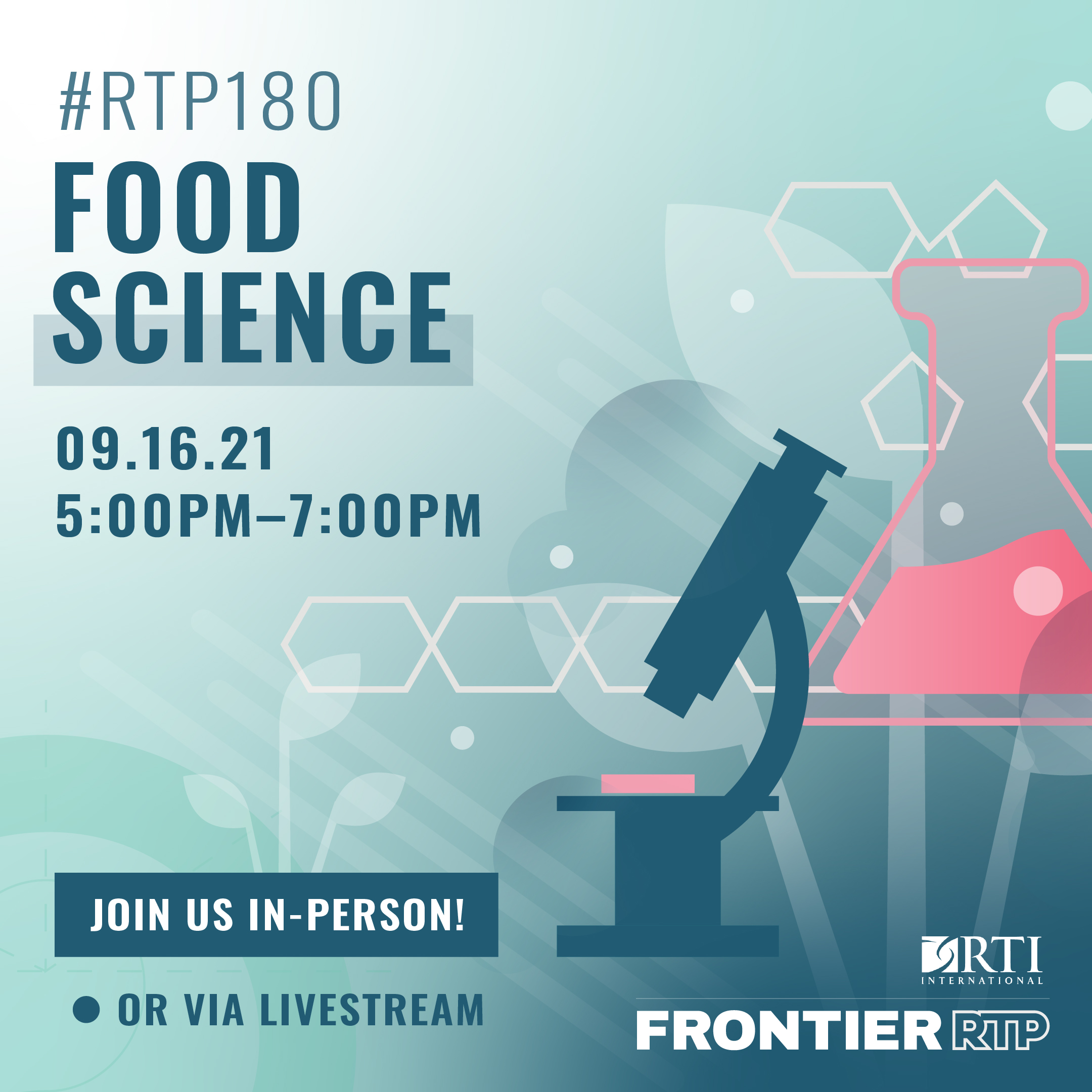 RTP180 Food Science Square Graphic